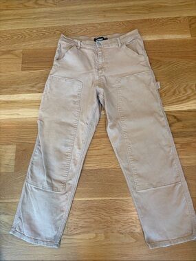 RSQ Straight Leg Carpenter Jeans - Cream